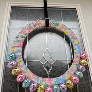 Colorful Easter Egg Wreath